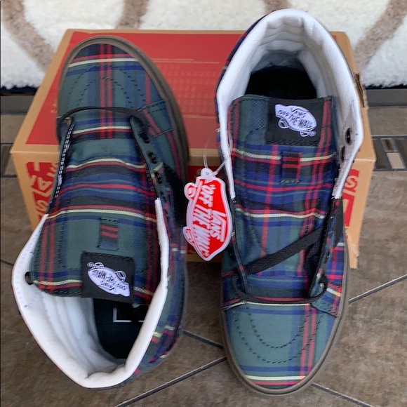 VANS SK8-Hi REISSUE TARTAN GUM BLACK/CLASSIC WMNS - Picture 7 of 16